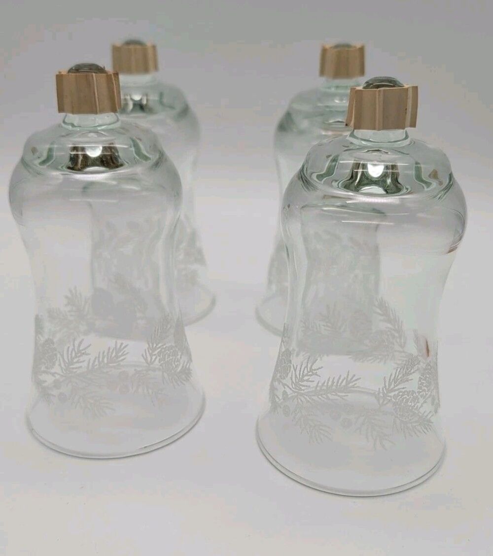 Homco Home Interiors Embossed Pinecones Branch Peg Votive Candle Holder Set Of 4